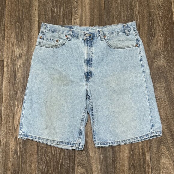 90'S Levi's 550 Relaxed Fit Denim Shorts, Made in USA, Men's, W32, Vintage /eaa382429